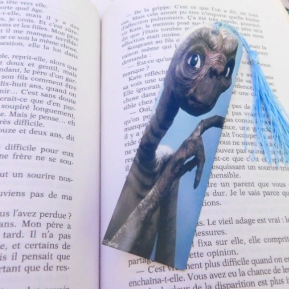 (2for20$ bundle) signet , bookmark for book  , en metal , e-t - Picture 1 of 2